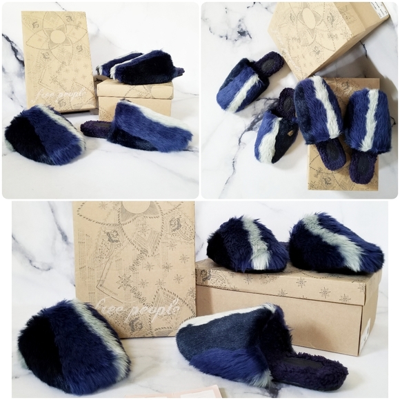 Free People Daylights Slipper in Sapphire Blue - Picture 15 of 15